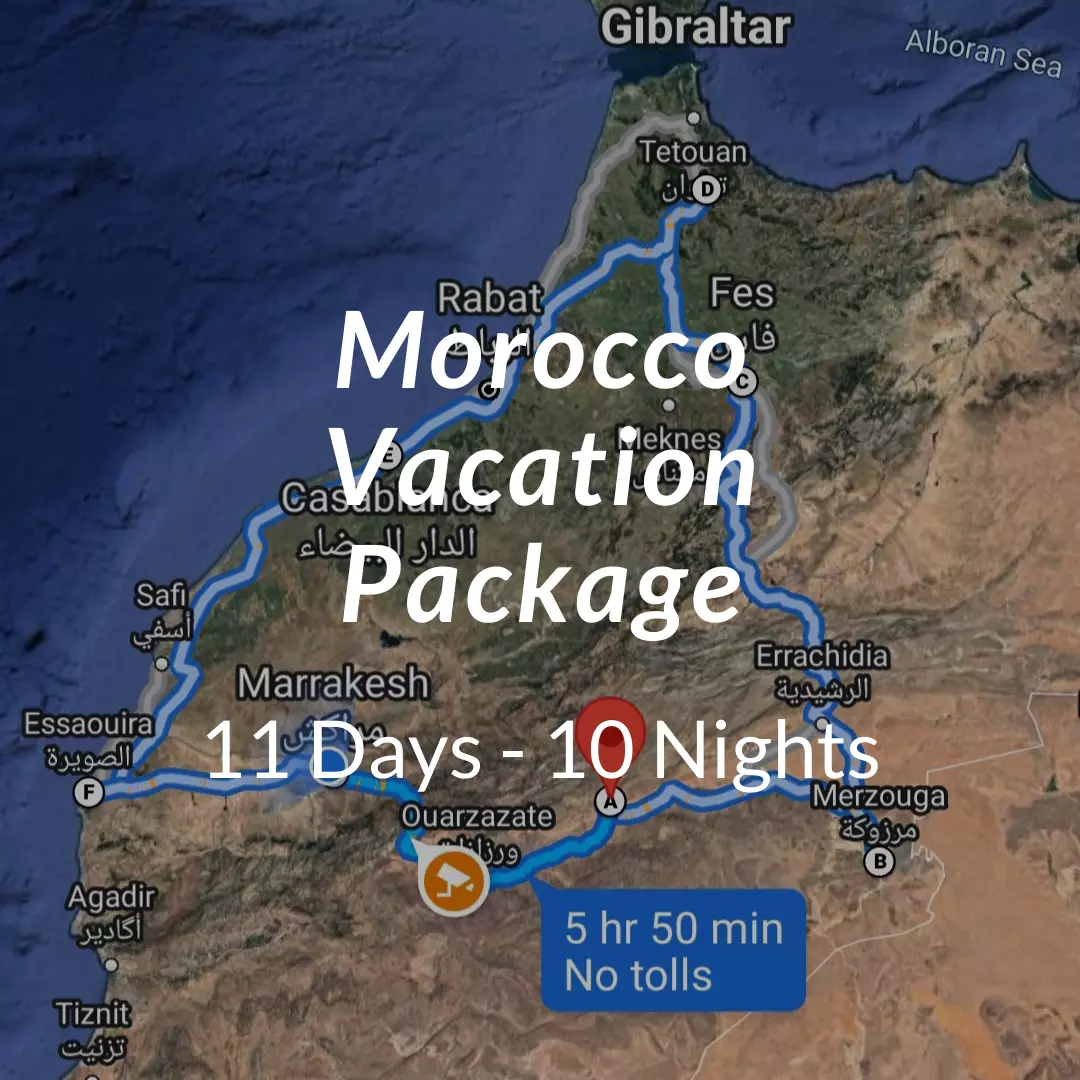 11 Days Private Morocco Tour Package From Casablanca