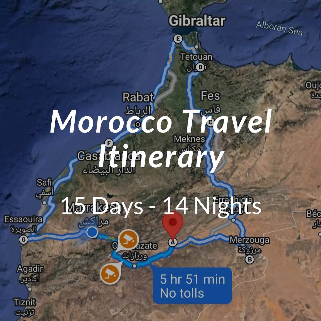 15 Days Private Morocco Tour Package From Marrakech