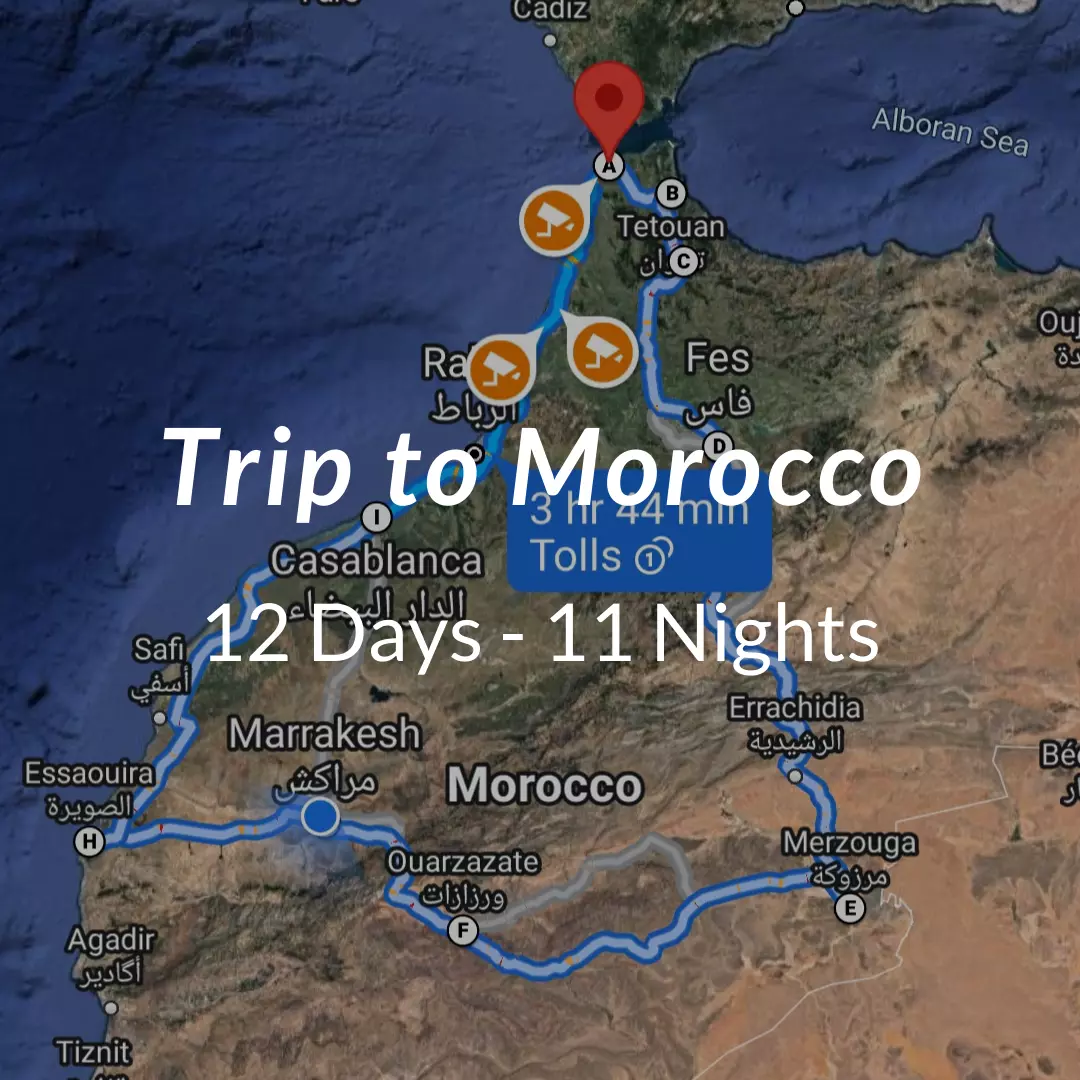 12 Days Private Morocco Tour Package From Casablanca