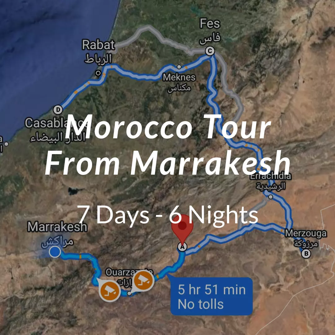 7 Days Private Morocco Tour Package From Casablanca