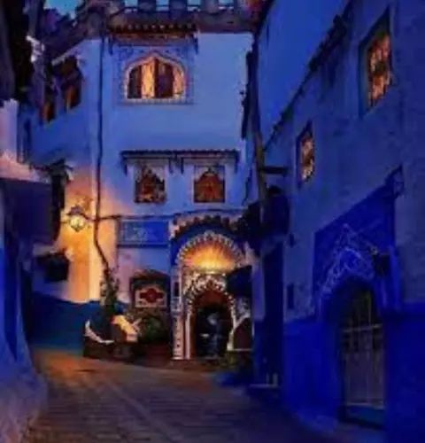 Chefchaouen by night