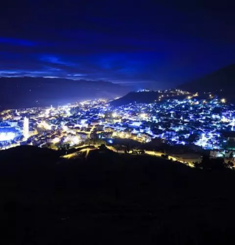 Chefchaouen by night